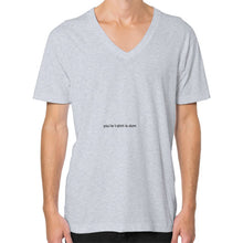 V-Neck (on man) Heather grey unorthodoxy