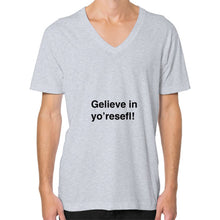 V-Neck (on man) Heather grey unorthodoxy