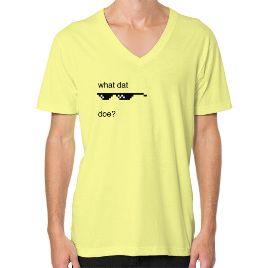 V-Neck (on man) Lemon unorthodoxy