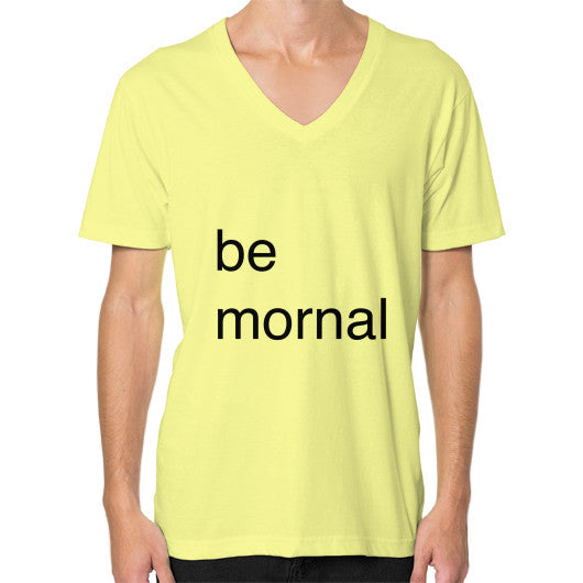 V-Neck (on man) Lemon unorthodoxy
