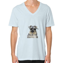 V-Neck (on man) Light blue unorthodoxy