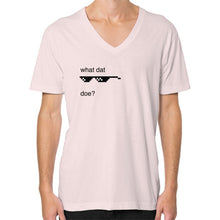 V-Neck (on man) Light pink unorthodoxy