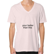 V-Neck (on man) Light pink unorthodoxy
