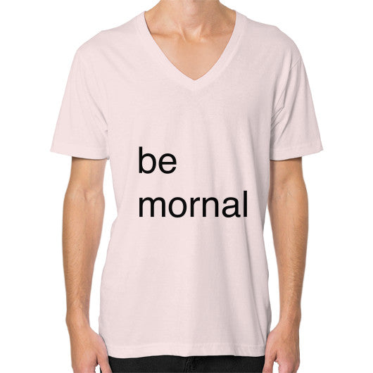 V-Neck (on man) Light pink unorthodoxy