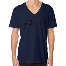 V-Neck (on man) Navy unorthodoxy