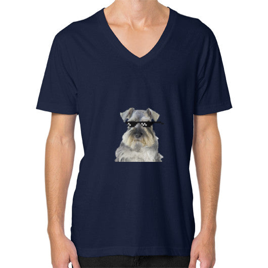V-Neck (on man) Navy unorthodoxy
