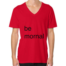 V-Neck (on man) Red unorthodoxy