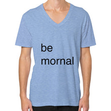 V-Neck (on man) Tri-Blend Blue unorthodoxy