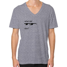 V-Neck (on man) Tri-Blend Grey unorthodoxy