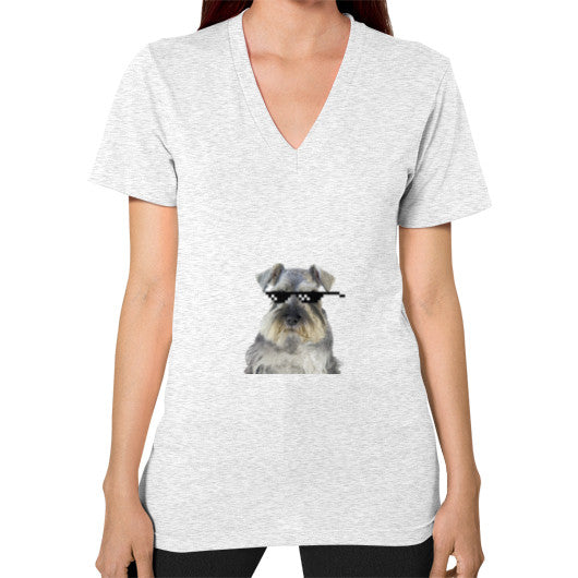 V-Neck (on woman) Ash grey unorthodoxy