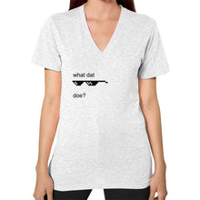 V-Neck (on woman) Ash grey unorthodoxy