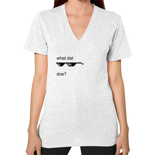 V-Neck (on woman) Ash grey unorthodoxy