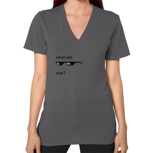 V-Neck (on woman) Asphalt unorthodoxy