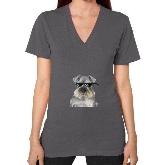 V-Neck (on woman) Asphalt unorthodoxy