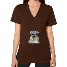 V-Neck (on woman) Brown unorthodoxy