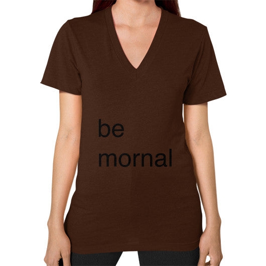 V-Neck (on woman) Brown unorthodoxy