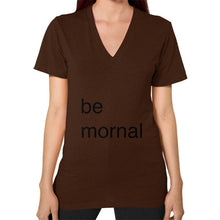 V-Neck (on woman) Brown unorthodoxy