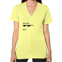 V-Neck (on woman) Lemon unorthodoxy