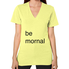 V-Neck (on woman) Lemon unorthodoxy