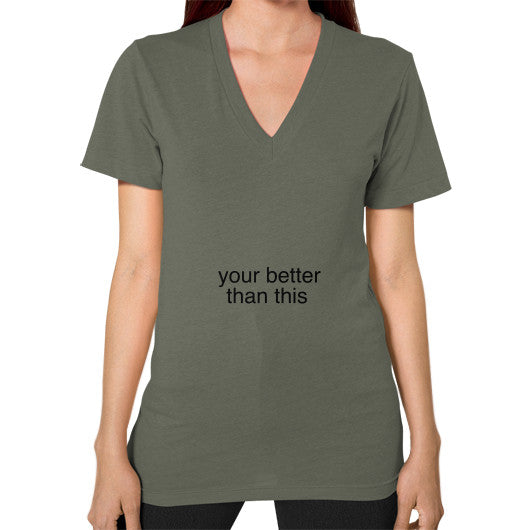V-Neck (on woman) Lieutenant unorthodoxy