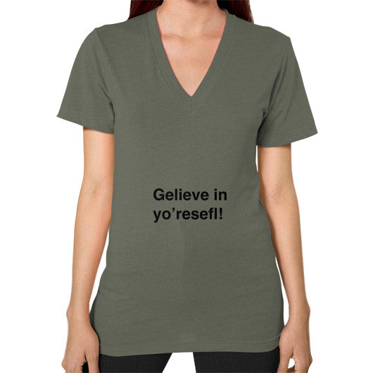 V-Neck (on woman) Lieutenant unorthodoxy