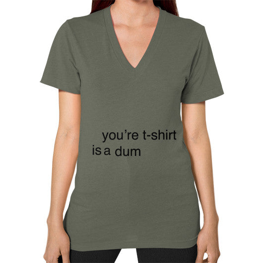 V-Neck (on woman) Lieutenant unorthodoxy