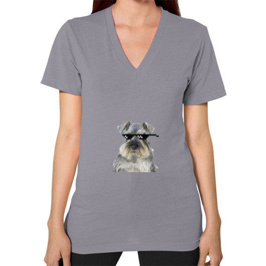 V-Neck (on woman) Slate unorthodoxy