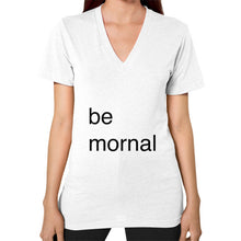 V-Neck (on woman) White unorthodoxy