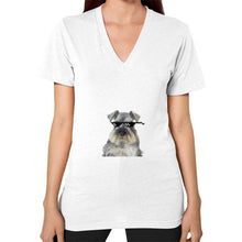 V-Neck (on woman) White unorthodoxy