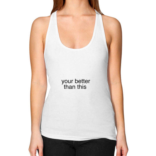 Women's Flowy Racerback Tank White unorthodoxy