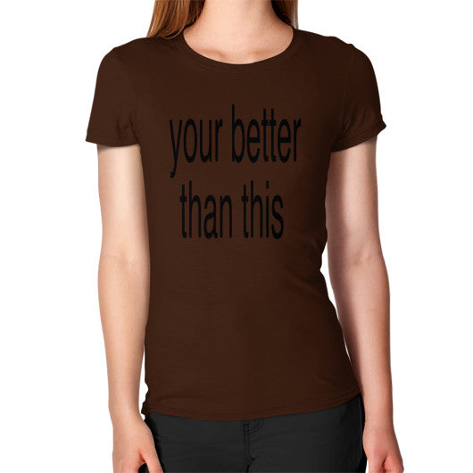 Women's T-Shirt Brown unorthodoxy