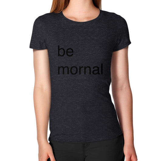 Women's T-Shirt Tri-Blend Black unorthodoxy