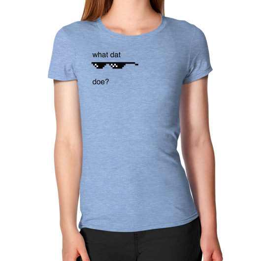 Women's T-Shirt Tri-Blend Blue unorthodoxy