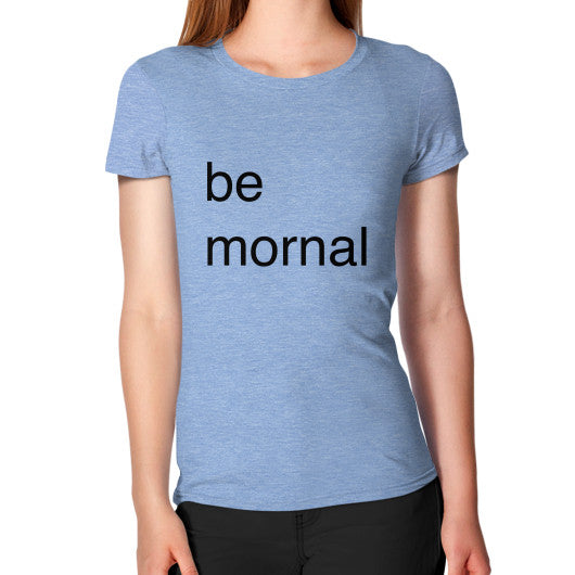 Women's T-Shirt Tri-Blend Blue unorthodoxy
