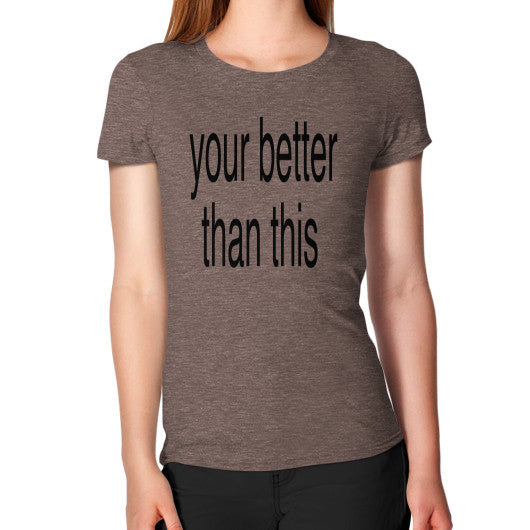Women's T-Shirt Tri-Blend Coffee unorthodoxy