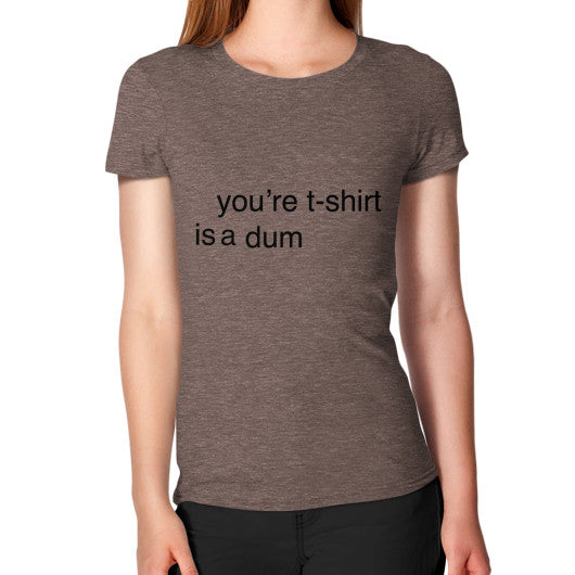 Women's T-Shirt Tri-Blend Coffee unorthodoxy