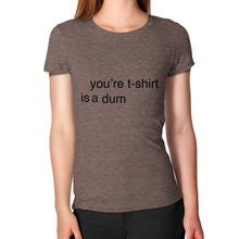 Women's T-Shirt Tri-Blend Coffee unorthodoxy